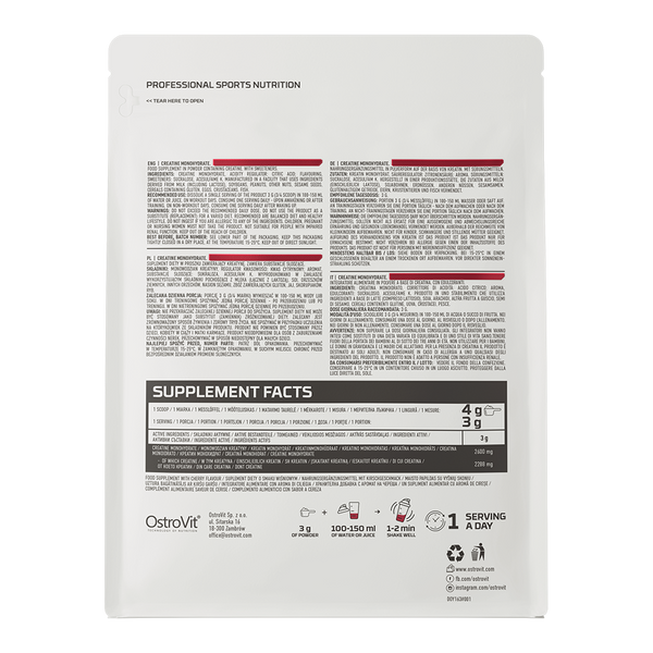 OstroVit Creatine 500 г Cherry