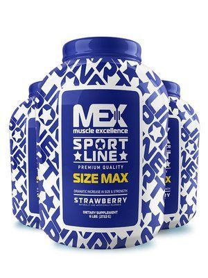 Гейнер MEX Nutrition Size Max USA 2720 g 137010 Proteininlviv