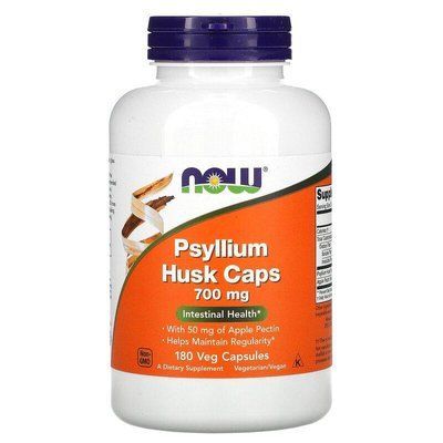NOW Foods Psyllium Husk Caps 700 mg 180 VCaps 148253 Proteininlviv