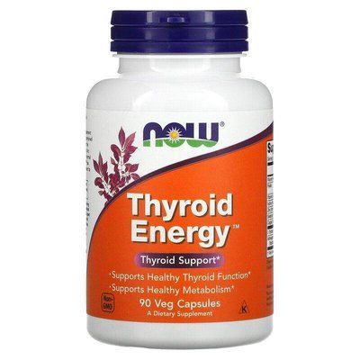 NOW Foods Thyroid Energy 90 Veg Caps 148261 Proteininlviv