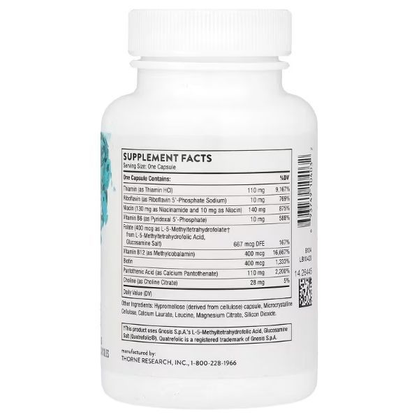 Thorne Basic B Complex 60 Caps 108002 Proteininlviv