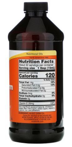 Масло зародышей пшеницы NOW Foods Wheat Germ Oil 473 ml (срок 07/25) 148286 Proteininlviv