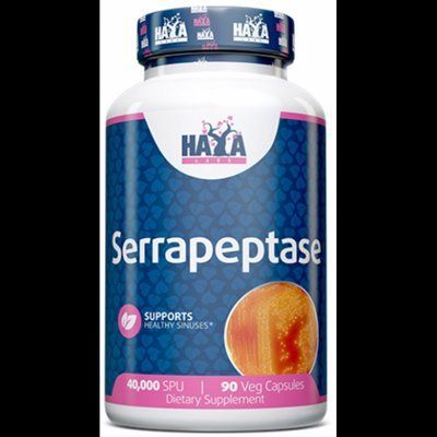 HayaLabs Serrapeptase 40000 SPU 90 caps 110001 Proteininlviv