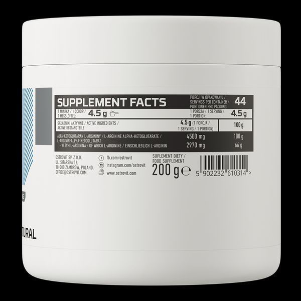 OstroVit Pure A-AKG - 200 г Natural 155014 Proteininlviv