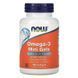 Omega 3 Mini Gels NOW Foods 180 caps 148229 фото 1 Proteininlviv