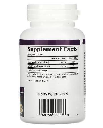 Natural Factors No Flush Niacin 500 mg 90 Caps 176003T Proteininlviv