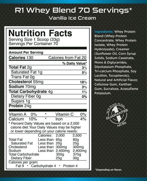Протеїн Rule One Proteins R1 Whey Blend 908 g 217043 Proteininlviv
