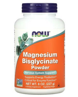 NOW Foods Magnesium Bisglycinate Powder 227 g 148306 Proteininlviv