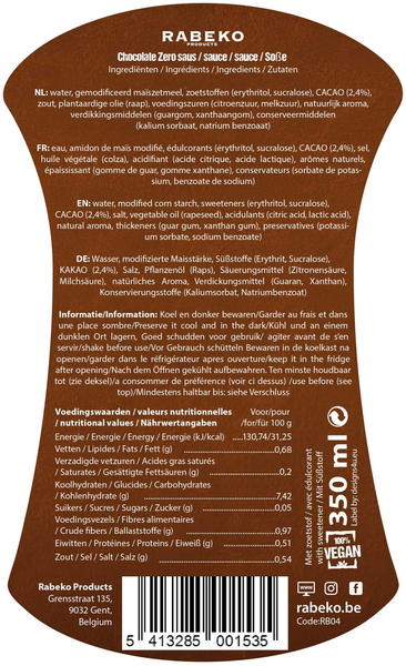 Rebeko Syrup Zero 350 ml 315002 Proteininlviv