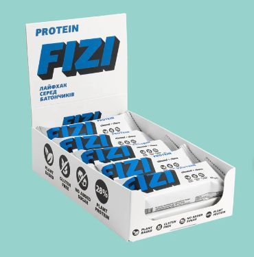 Протеиновый батончик Fizi Protein Bar 45 g Almond + Choco 307005 Proteininlviv