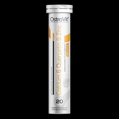 OstroVit Calcium & Quercetin & Zinc 20 effervescent tablets orange 155486 Proteininlviv