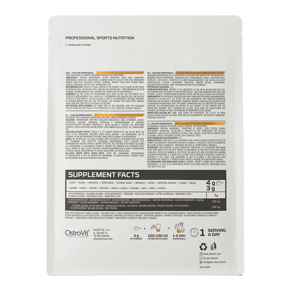 OstroVit Creatine 500 г Orange