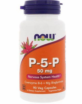 Витамин B-6 NOW Foods P-5-P 50 mg 90 VCaps 148211 Proteininlviv