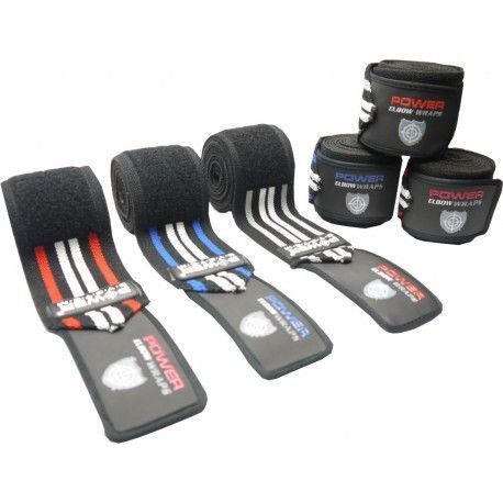 Коленный бинт Power system PS-3700 Knee Wraps Red/Black 158081 Proteininlviv
