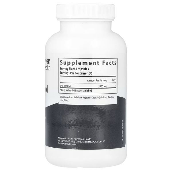 Fairhaven Health Myo-Inositol (для жінок та чоловіків) 120 Caps 205001 Proteininlviv