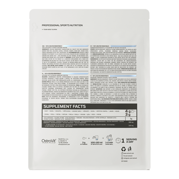 OstroVit Creatine 500 г Natural