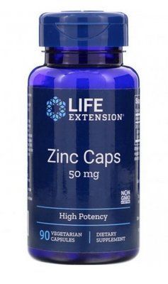 Zinc 50 mg Life Extension 90 VCaps 300001 Proteininlviv