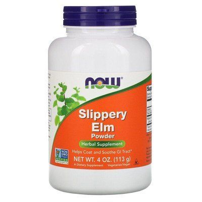NOW Foods Slippery Elm Powder 113g (деформированная банка) 148282T Proteininlviv