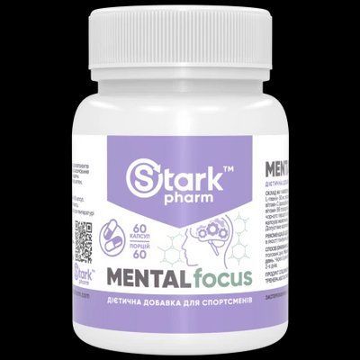 Mental Focus Stark Pharm 60 Caps 172080 Proteininlviv