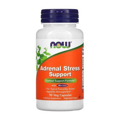 NOW Foods Adrenal Stress Support 90 Veg Caps 148370 Proteininlviv