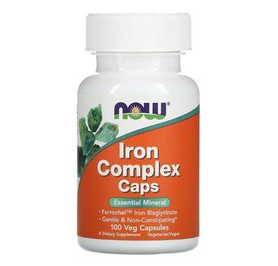 NOW Foods Iron Complex 100 Caps