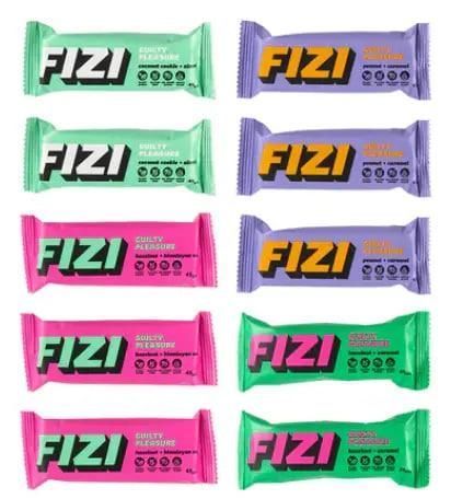 Батончики Fizi Guilty Pleasure Bar 45 g Hazelnut + Caramel 307002 Proteininlviv