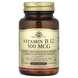 Solgar Vitamin B12 500 mcg 100 Tabs 169100 фото 1 Proteininlviv