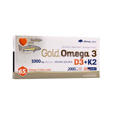 Gold Omega 3 D3+K2 Olimp Labs 30 Caps 152017 Proteininlviv