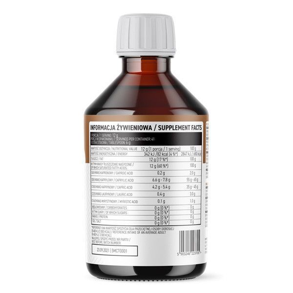 Жирные кислоты OstroVit MCT Oil Liquid 500 ml 155213 Proteininlviv