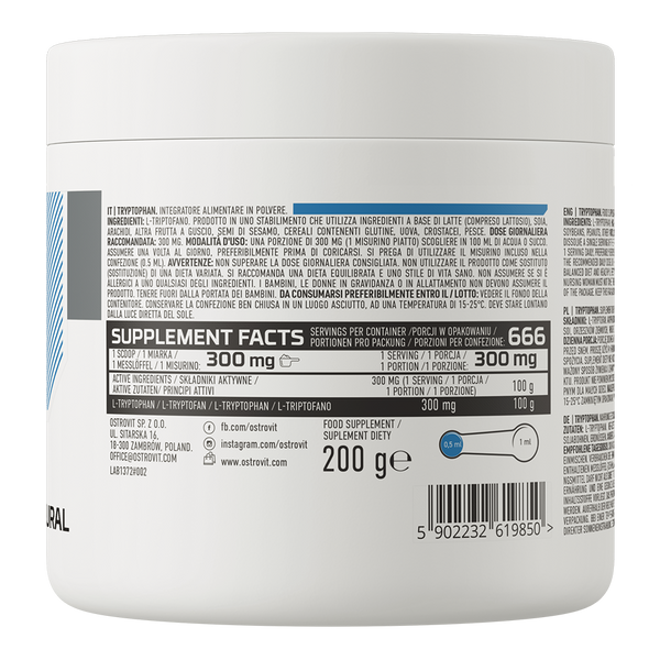 Tryptophan OstroVit 200 g 155141 Proteininlviv