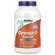 NOW Foods Omega-3 (180 EPA/120 DHA) 200 Fish Softgels 148407 фото 1 Proteininlviv
