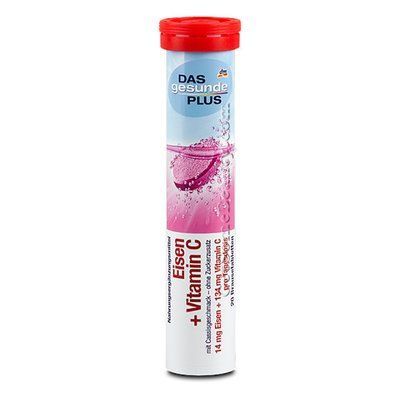 Iron + Vitamin C Das Gesunde Plus 20 effervescent tabs 154004 Proteininlviv