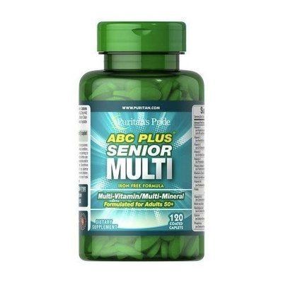 Puritan's Pride ABC Senior Plus Multivitamin Multi-Mineral Formula Zinc with 120 tabs 163091 Proteininlviv