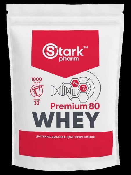 Протеїн Whey 80 Stark Pharm 1000 g 172198 Proteininlviv