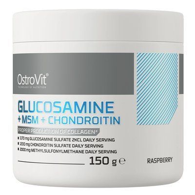 OstroVit Glucosamine + MSM + Chondroitin Powder 150g 155281 Proteininlviv