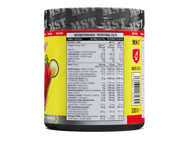MST Nutrition Pump Killer 330 g 139070 Proteininlviv