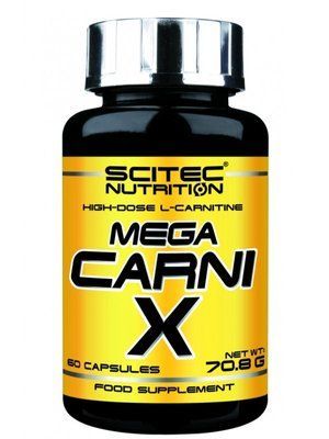 Жироспалювач Scitec Nutrition Mega Carni-X 60 caps 167131 Proteininlviv