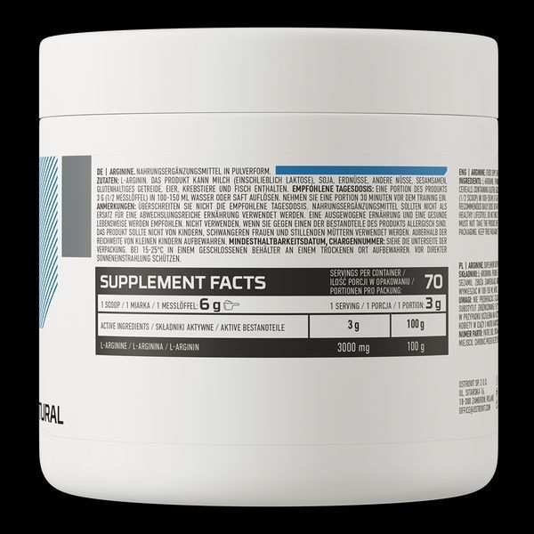 OstroVit L-Arginine 210 g Natural 155393 Proteininlviv