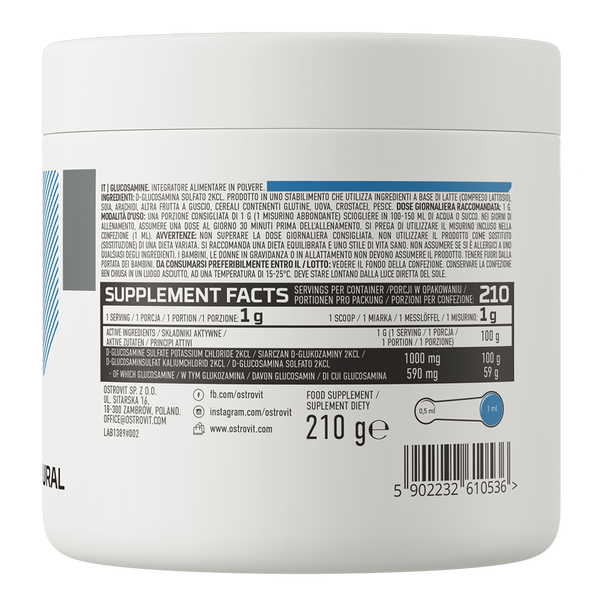Glucosamine Ostrovit 210g (для здоровья суставов и связок) 155070 Proteininlviv