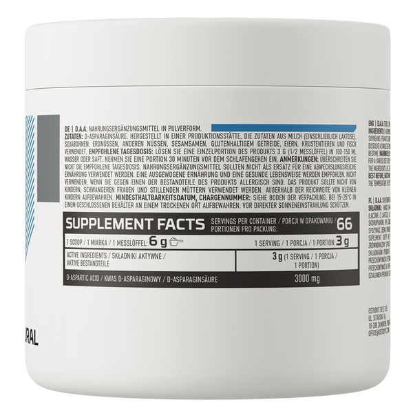 Бустер тестостерона Ostrovit Pure D.A.A 200 g 155062 Proteininlviv