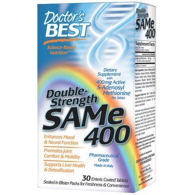 SAM-e 400 mg Double-Strength Doctor's Best 30 tabs 116010 Proteininlviv