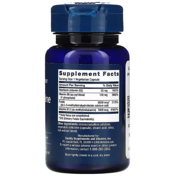 Life Extension Homocysteine ​​Resist 60 Veg Caps 300014 Proteininlviv