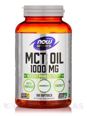 NOW Foods MCT Oil 1000 мг 150 капсул 148174T Proteininlviv