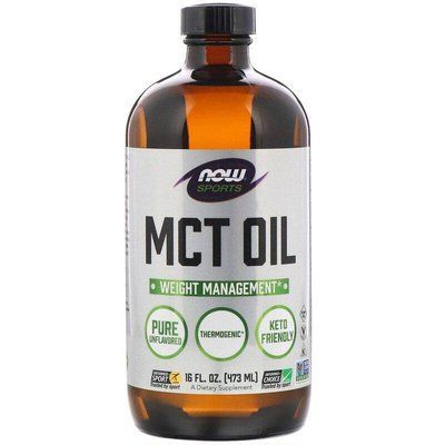 NOW Foods MCT Oil (Unflavored) 473 ml 148175 Proteininlviv