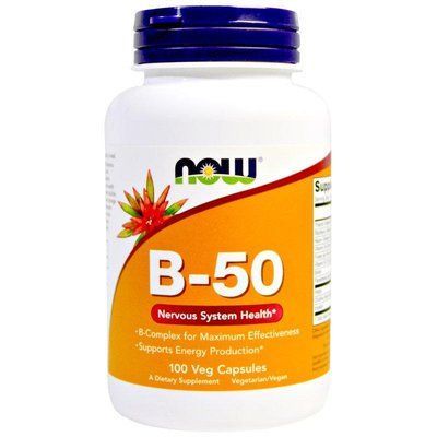 B-50 NOW Foods 100 Caps 148009 Proteininlviv