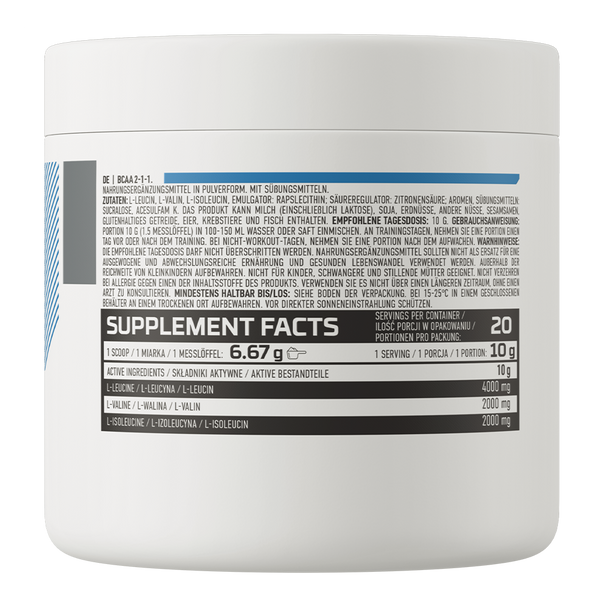 Extra Pure BCAA 2:1:1 OstroVit 200 g 155401 Proteininlviv