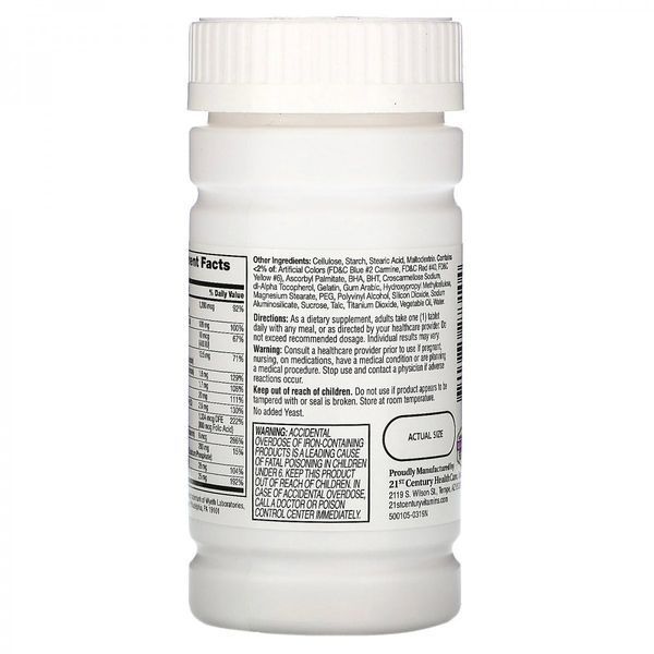 Вітамінно-мінеральний комплекс для вагітних 21st Century PreNatal 60 Tabs 101028 Proteininlviv