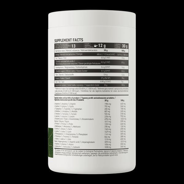 Соєвий протеїн OstroVit Soy Protein Isolate 390 g 155280 Proteininlviv