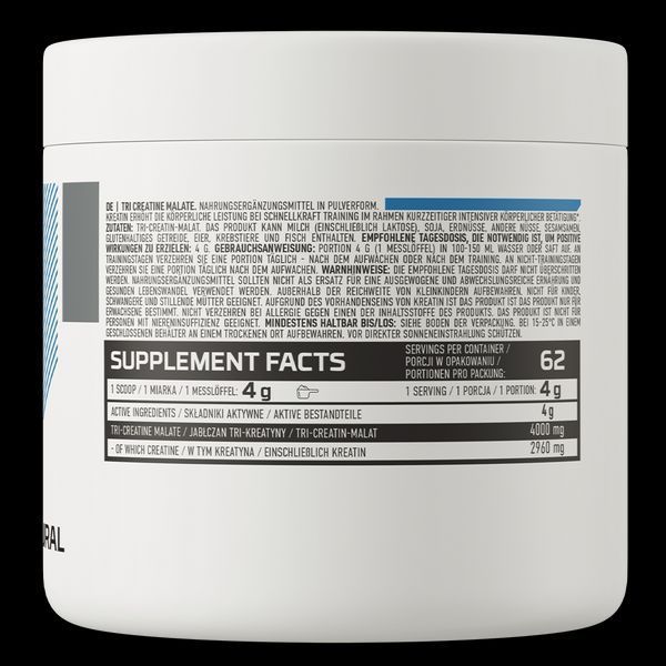 Три - креатин малат Ostrovit Tri-Creatine Malate 250 g Natural