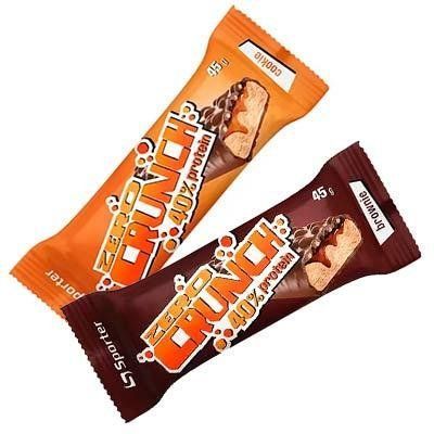 Батончики Sporter Zero Crunch 40% Protein 45 g 192007 Proteininlviv